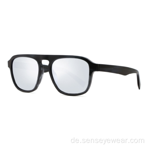 Herren Mode polarisierte Acetat Sonnenbrille Sonnenbrille